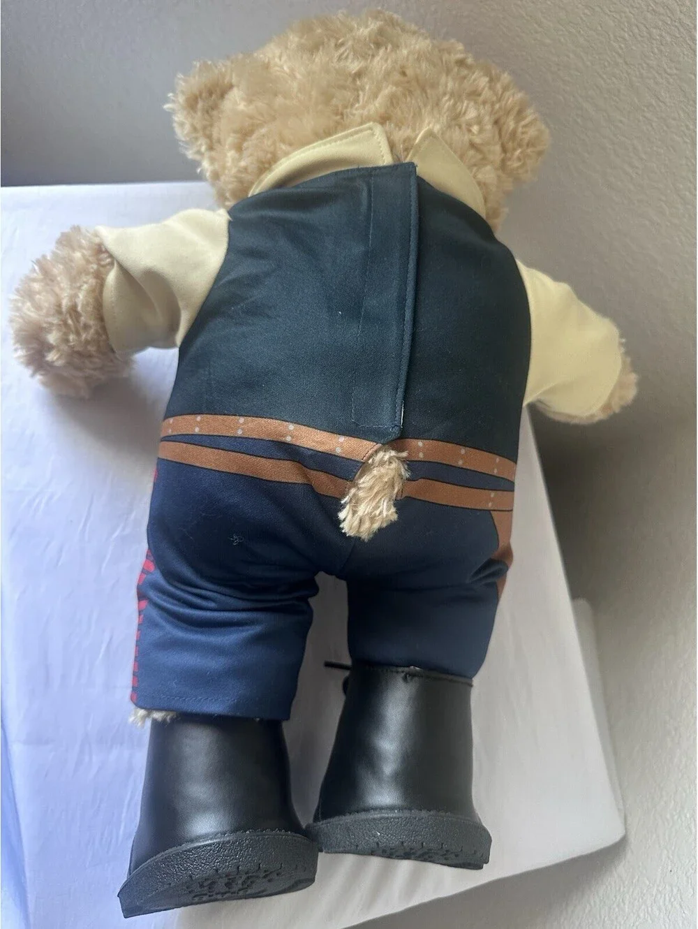 Build a Bear Star Wars 17” Plush Han Solo Stuffed W/Boots Excellent 2013